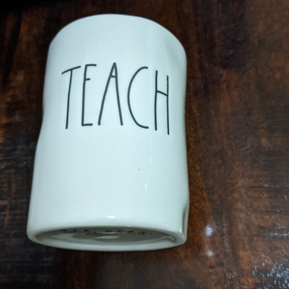 Rae Dunn Teach pen & pencil holder cup